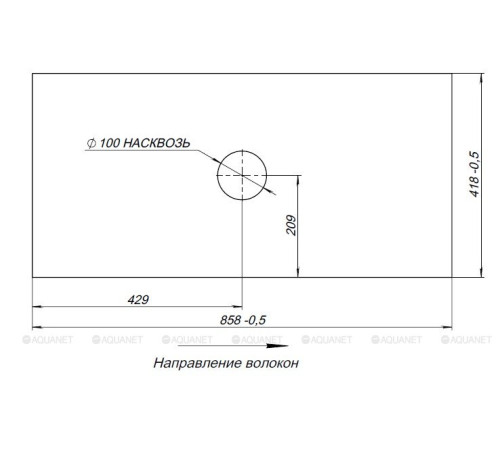 Столешница Allen Brau LIBERTY 90 серый структурированный 1.33008.G-S