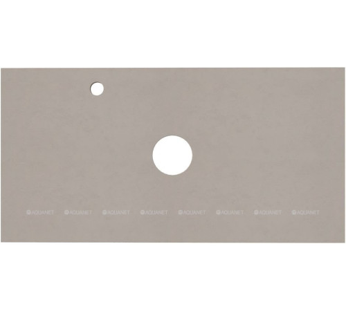 Столешница Aquanet Flat 90 с отверстием слева бежевая 00345783