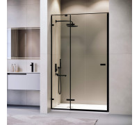 Душевая дверь RGW SV-004B 1300 мм стекло 8 мм прозрачное черный профиль 353200413-14