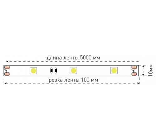Лента светодиодная SWG SWG530 SWG530-12-7.2-WW-M-65