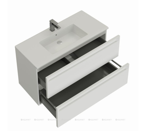 Тумба Allen Brau ECLIPSE 2.0 81 белый матовый 1.E1002.WM