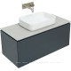 Тумба под раковину Allen Brau INFINITY 100 см 1+1 антрацит матовый 1.21004.AM