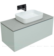 Тумба под раковину Allen Brau INFINITY 100 см 1+1 папирус матовый 1.21004.PWM