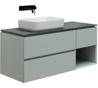 Тумба под раковину Allen Brau INFINITY 120 L папирус белый матовый 1.21005.PWM