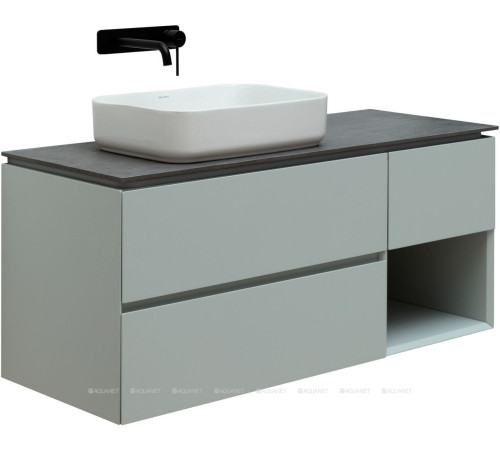 Тумба под раковину Allen Brau INFINITY 120 L папирус белый матовый 1.21005.PWM