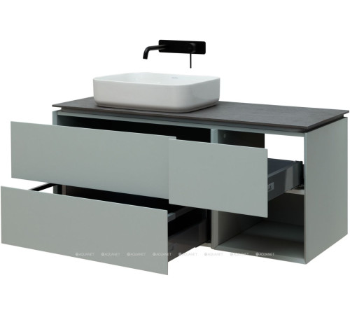 Тумба под раковину Allen Brau INFINITY 120 L папирус белый матовый 1.21005.PWM