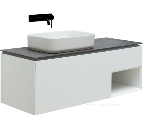 Тумба под раковину Allen Brau INFINITY 120 L 1+1 белый матовый 1.21006.WM