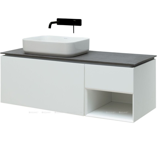 Тумба под раковину Allen Brau INFINITY 120 L 1+1 белый матовый 1.21006.WM