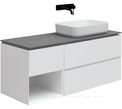 Тумба под раковину Allen Brau INFINITY 120 R белый матовый 1.21007.WM