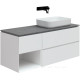 Тумба под раковину Allen Brau INFINITY 120 R белый матовый 1.21007.WM