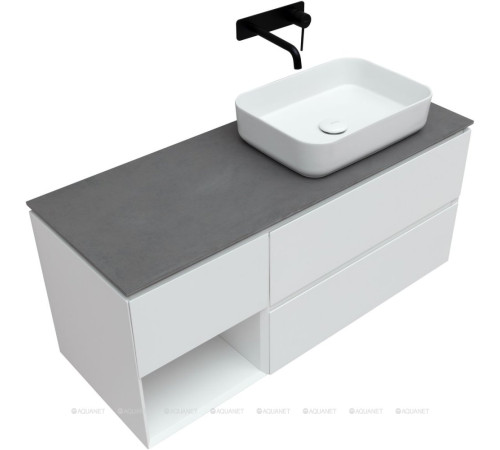 Тумба под раковину Allen Brau INFINITY 120 R белый матовый 1.21007.WM