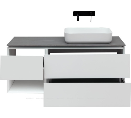 Тумба под раковину Allen Brau INFINITY 120 R белый матовый 1.21007.WM