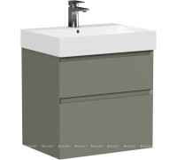 Тумба под раковину Allen Brau INFINITY 60 см 2 ящика олива матовый 1.210024.CGM
