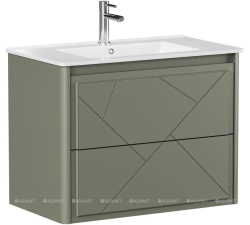 Тумба Allen Brau PARIS 80 см олива матовый 1.360001.CGM