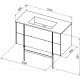 Тумба Allen Brau REALITY 101 см natural oak 1.32007.NO
