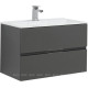 Тумба под раковину Aquanet Алвита 80 серый антрацит 00215120