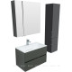 Тумба под раковину Aquanet Алвита 80 серый антрацит 00215120