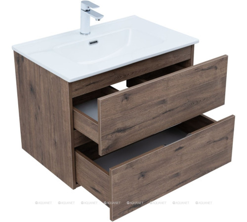 Тумба под раковину Aquanet Алвита new 70 напольная дуб веллингтон табак 00334185