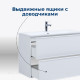 Тумба под раковину Aquanet Art 75 белый матовый 00313255