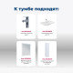 Тумба под раковину Aquanet Art 75 белый матовый 00313255