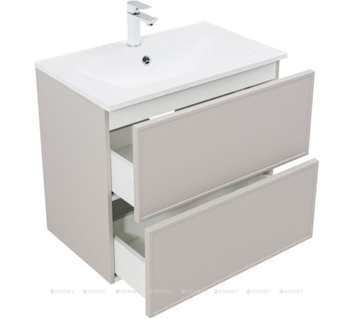 Тумба под раковину Aquanet Art 75 бежевый 00343967