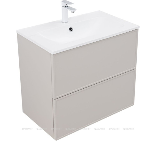 Тумба под раковину Aquanet Art 75 бежевый 00343967