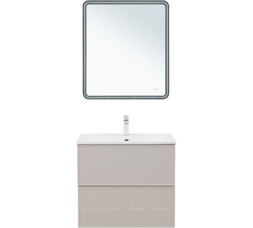 Тумба под раковину Aquanet Art 75 бежевый 00343967