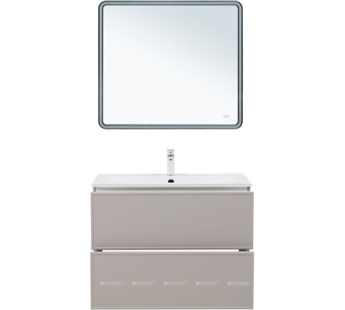 Тумба для раковины Aquanet Арт 90 бежевый 00343968