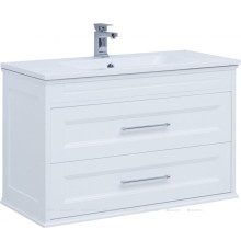 Тумба под раковину Aquanet Бостон М 100 белый матовый 00209678