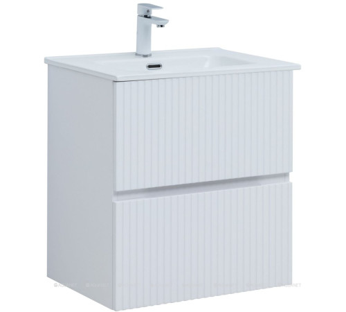 Тумба под раковину Aquanet Джейн 60 белый матовый 00313284