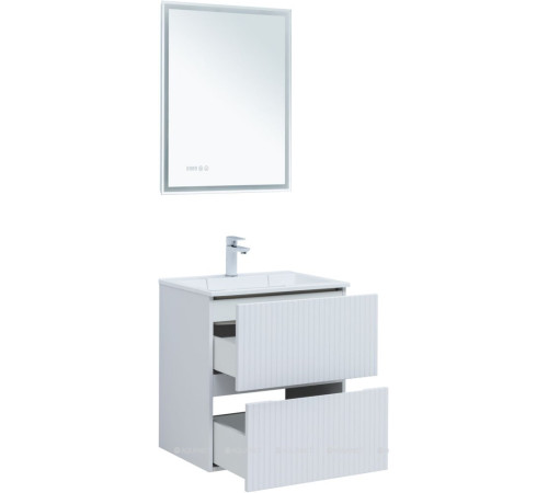 Тумба под раковину Aquanet Джейн 60 белый матовый 00313284