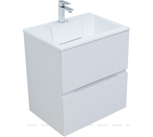 Тумба под раковину Aquanet Джейн 60 белый матовый 00313284