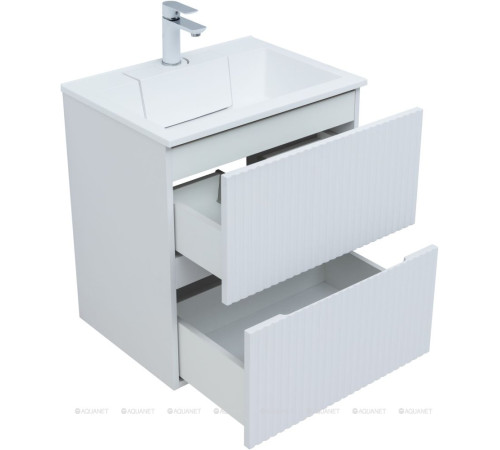 Тумба под раковину Aquanet Джейн 60 белый матовый 00313284