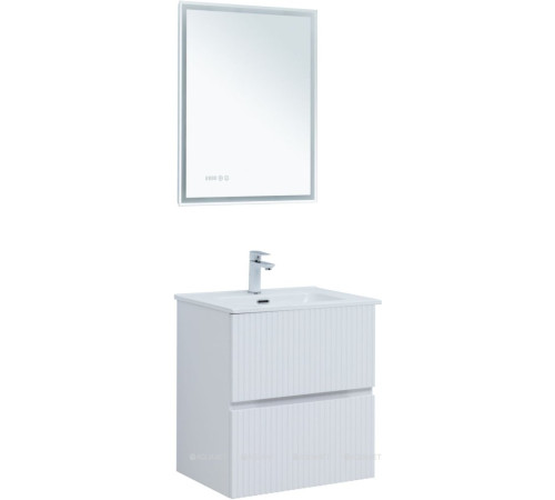 Тумба под раковину Aquanet Джейн 60 белый матовый 00313284