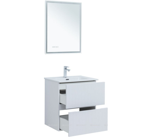 Тумба под раковину Aquanet Джейн 60 белый матовый 00313284