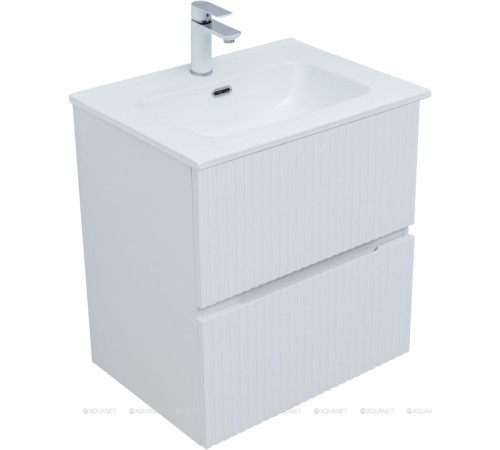 Тумба под раковину Aquanet Джейн 60 белый матовый 00313284