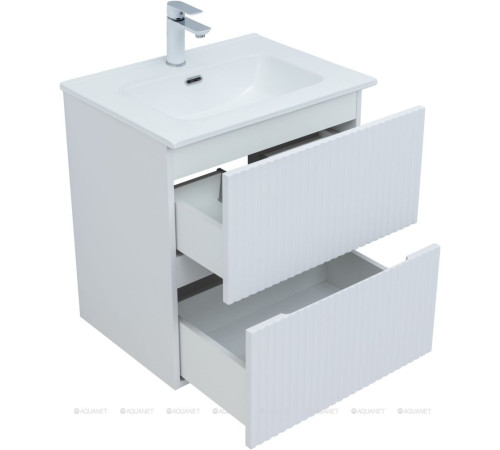 Тумба под раковину Aquanet Джейн 60 белый матовый 00313284