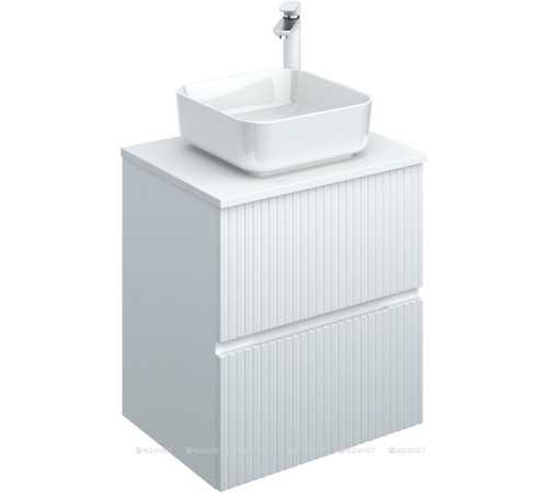 Тумба под раковину Aquanet Джейн 60 белый матовый 00313284