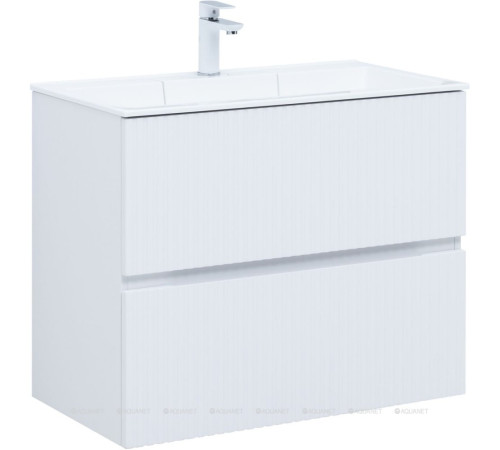 Тумба под раковину Aquanet Джейн 80 белый матовый 00313286