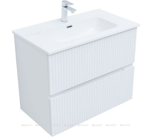 Тумба под раковину Aquanet Джейн 80 белый матовый 00313286