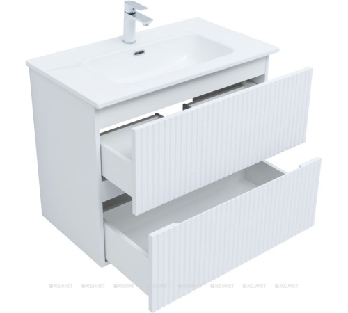 Тумба под раковину Aquanet Джейн 80 белый матовый 00313286