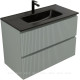 Тумба под раковину Aquanet Джейн 90 (Flat) мисти грин 00335435