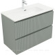 Тумба под раковину Aquanet Джейн 90 (Flat) мисти грин 00335435