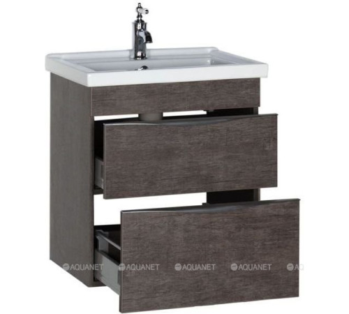Тумба под раковину Aquanet Эвора 60 дуб антик 00183000