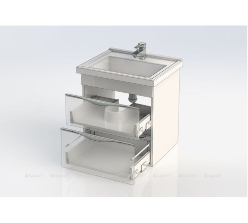 Тумба под раковину Aquanet Эвора 60 дуб антик 00183000