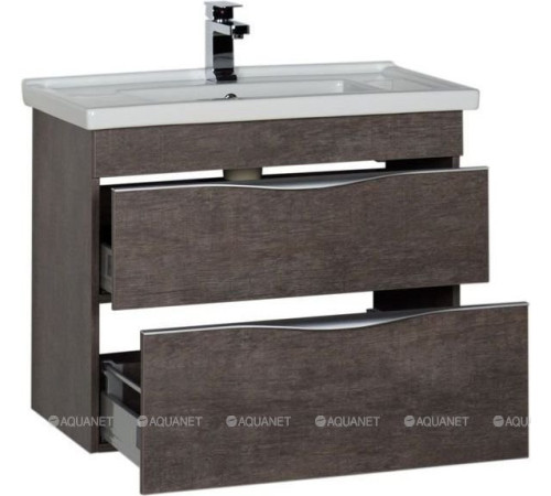 Тумба под раковину Aquanet Эвора 80 дуб антик 00183002