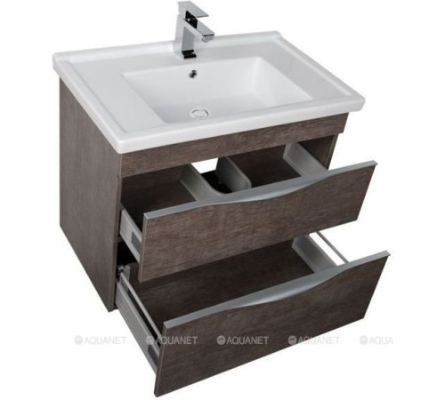 Тумба под раковину Aquanet Эвора 80 дуб антик 00183002