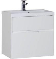 Тумба под раковину Aquanet Латина 70 белая 2 ящика 00180032