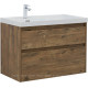 Тумба под раковину Aquanet Nova Lite 2.0 90 L 2 ящика дуб рустикальный 00346318