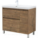 Тумба под раковину Aquanet Nova Lite 2.0 90 L напольная дуб рустикальный 00346346